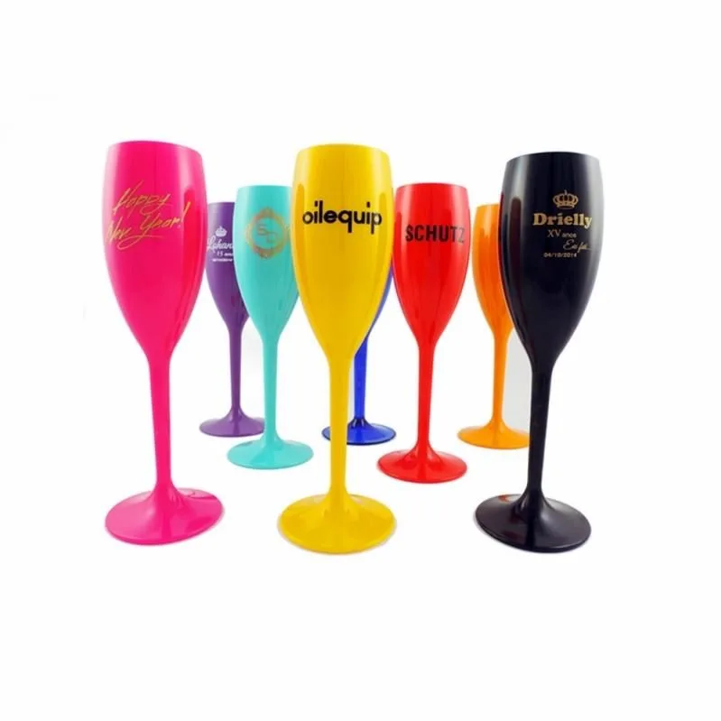 Taças de champanhe personalizadas