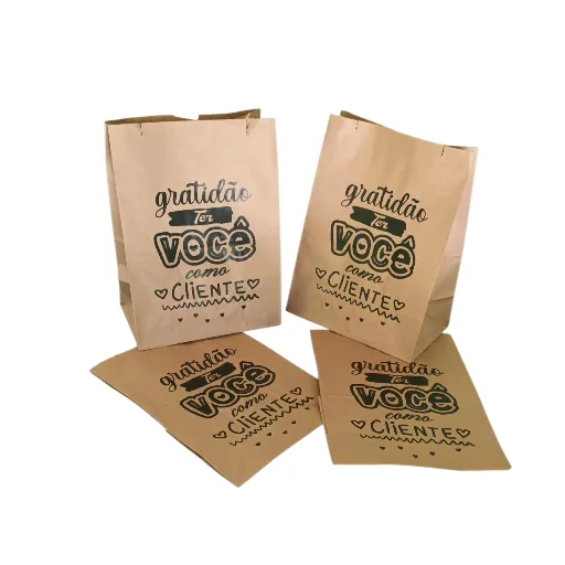 Saco de papel kraft para delivery