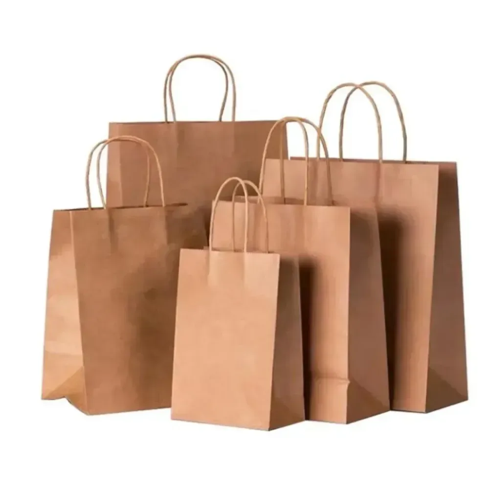 Sacola de papel kraft personalizada